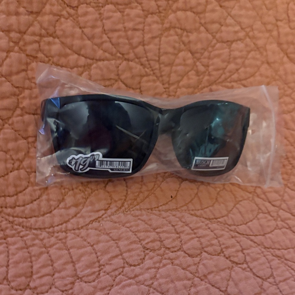 Classic Black Busch Light Unisex Sunglasses NEW IN PKG